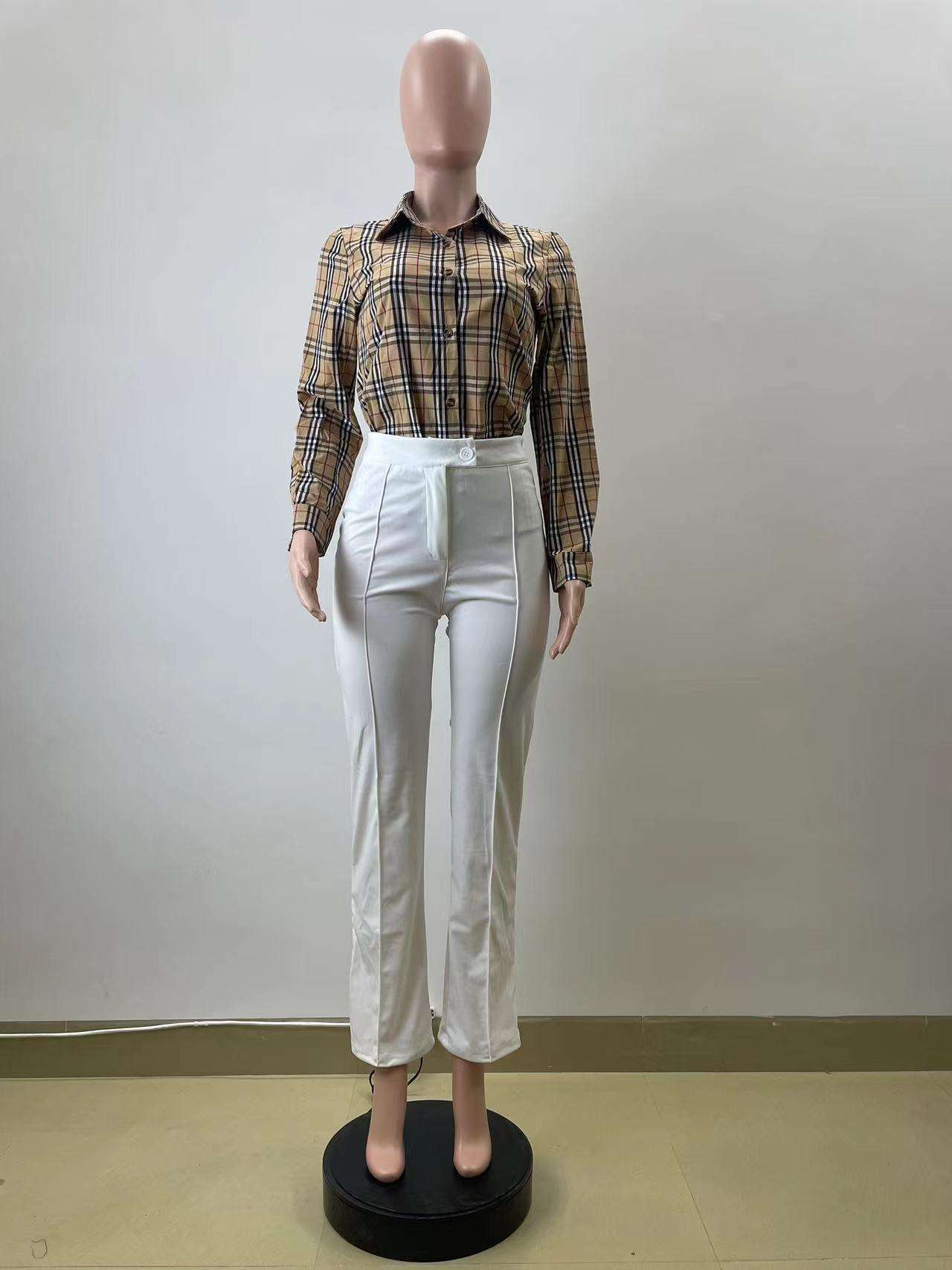 High Waist Slimming Tapered Pants image 3