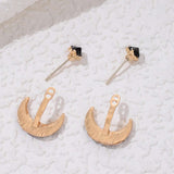 Crescent Moon & Star Earrings image 2