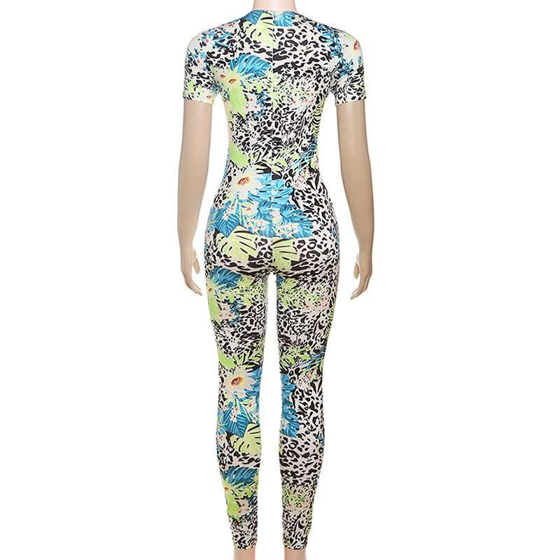 Tropic Print Jumpsuit image 3