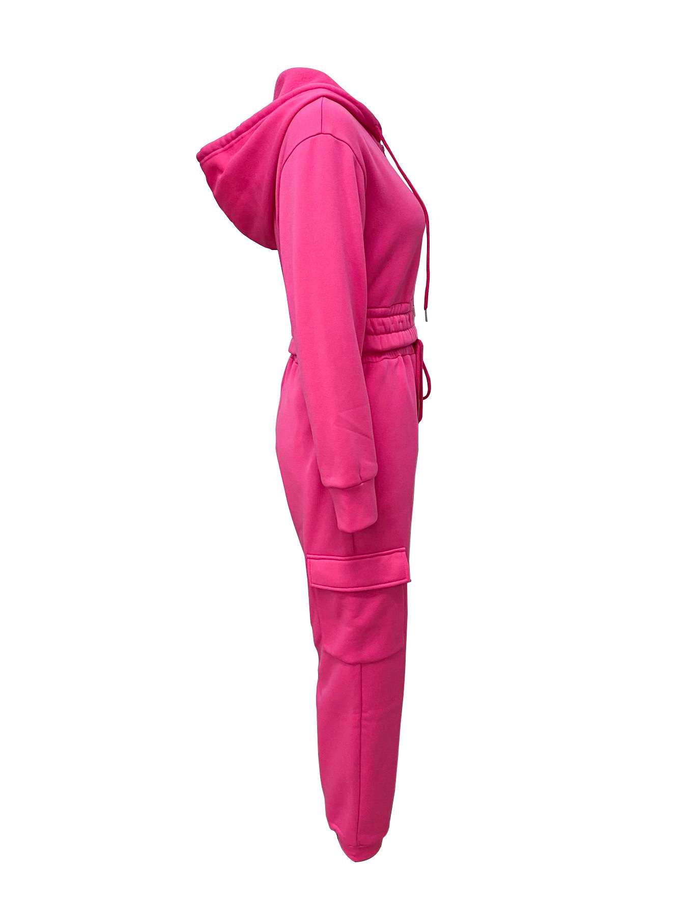 Vibrant Cropped Hoodie & Jogger Set image 5