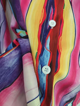 Vibrant Abstract Pattern Button-Up Shirt image 6