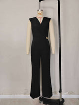 Elegant Sleeveless Wide-Leg Jumpsuit image 3