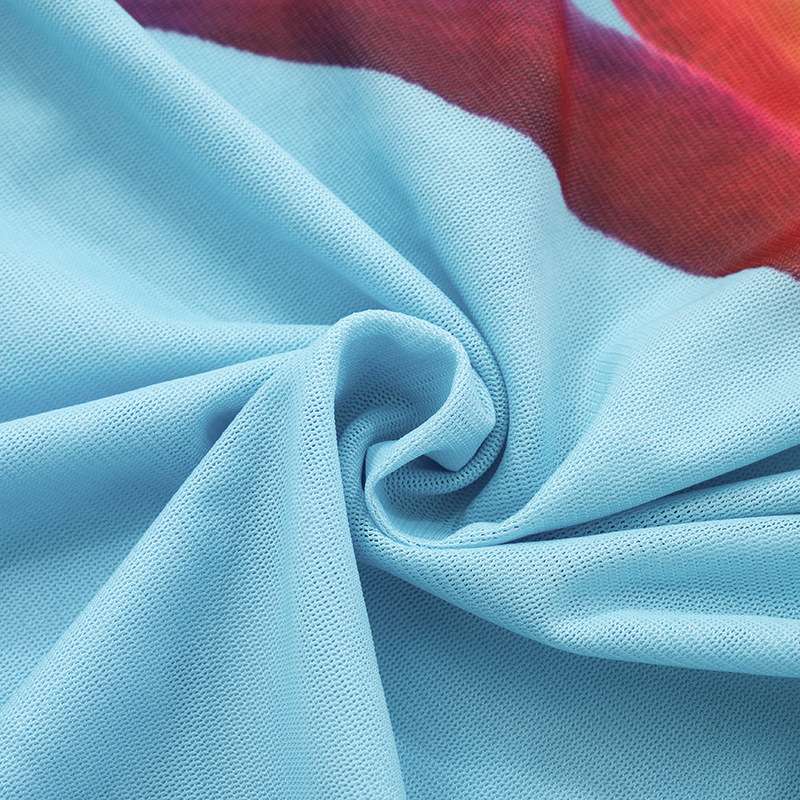 Vibrant Swimsuit Cover-Up with Ruffle Details image 5