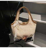 Tote Bag with Lace Bow Accent