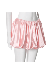 Satin Puff Mini Skirt image 8