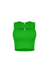 Cut-Out Sleeveless Crop Top image 5