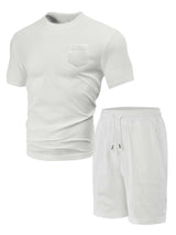 Textured Beach Set - L, White image