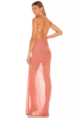 Luminous Elegance Sheer Maxi Dress image 3