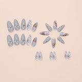 Elegant Marble-Inspired Nail Art image 2