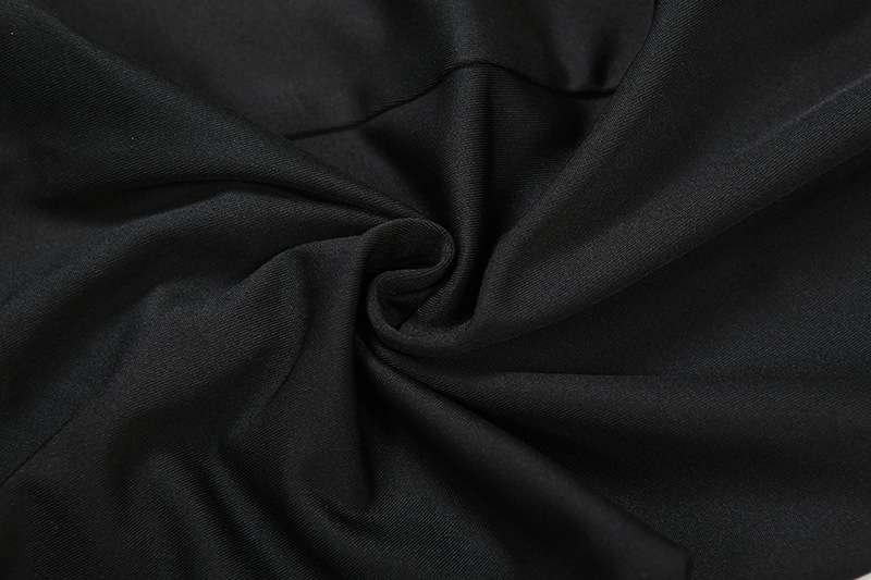 Edgy Black Laced-Up Jumpsuit image 7