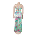 Vibrant Tropical Print Two-Piece Set image 4