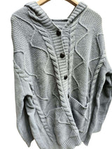 Cozy Cable Knit Button-Up Cardigan image 8