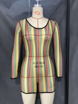 Hollowed Out See-through Mesh Beach Dress image 3