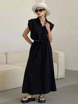 Two-Piece Shirt and Maxi Skirt Set image 6