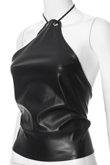Noir Elegance Halter Top image 3