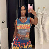 Graphic Crop Top image 1