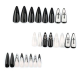 Gothic Stiletto Nail Art image 4