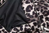 Stylish Leopard Print Bomber Jacket image 5