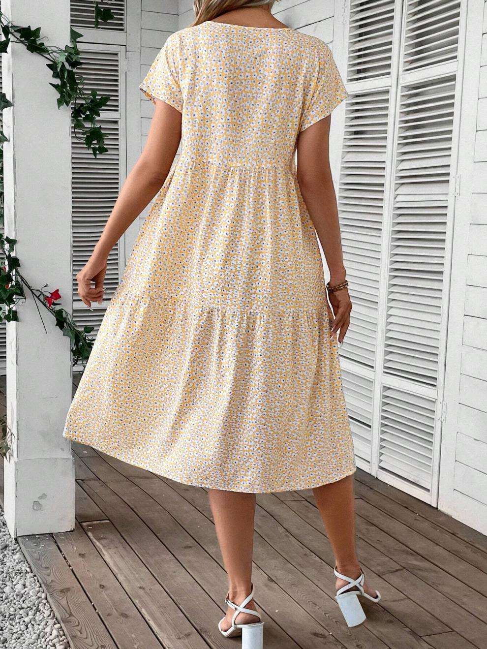 Floral Summer Midi Dress image 2