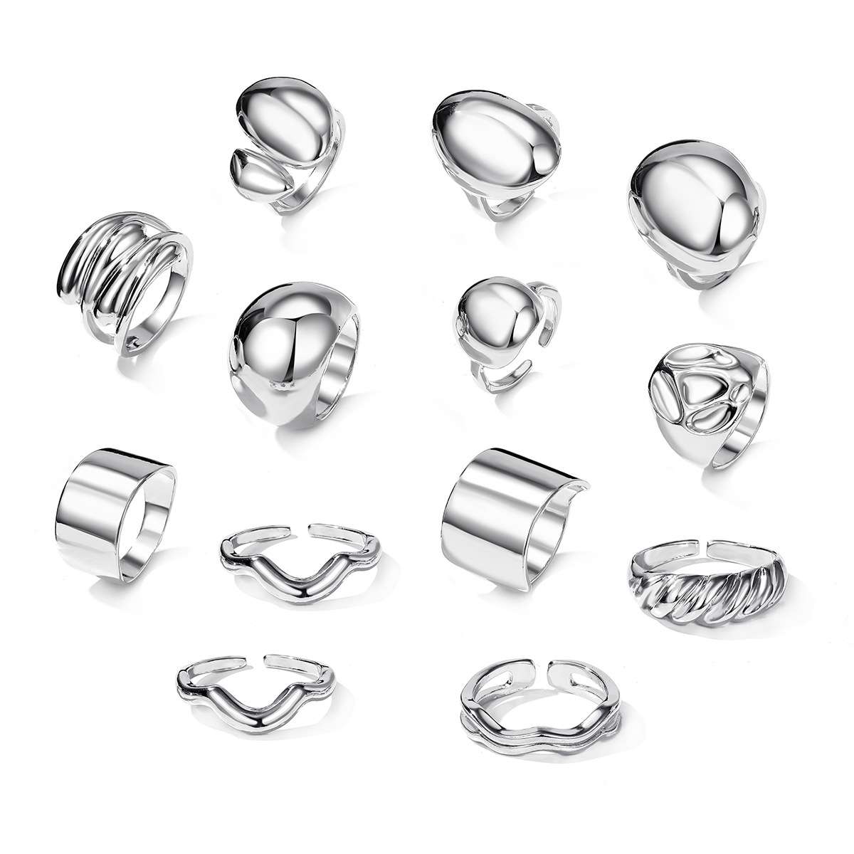 Silver Statement Rings Collection image 2