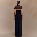 Elegant Evening Gown with Shoulder Detail image 7