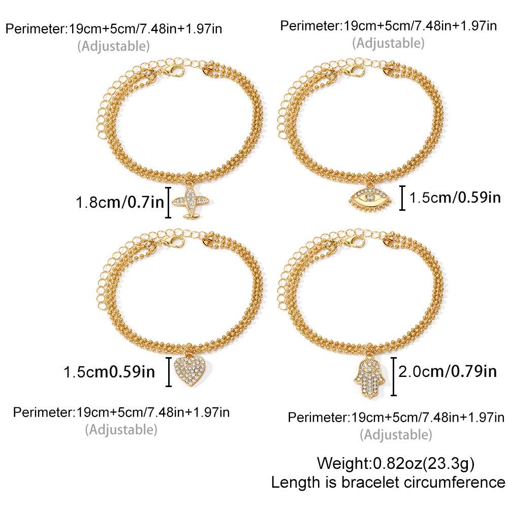 Beaded Bracelets with Dazzling Charms image 2