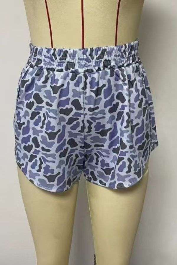 Camouflage Pattern Sports Shorts image 5