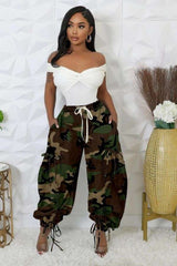 Baggy Jeans Wide Leg Pants Drawstring Bow image 0