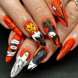 Spooky Halloween Nail Art image 1