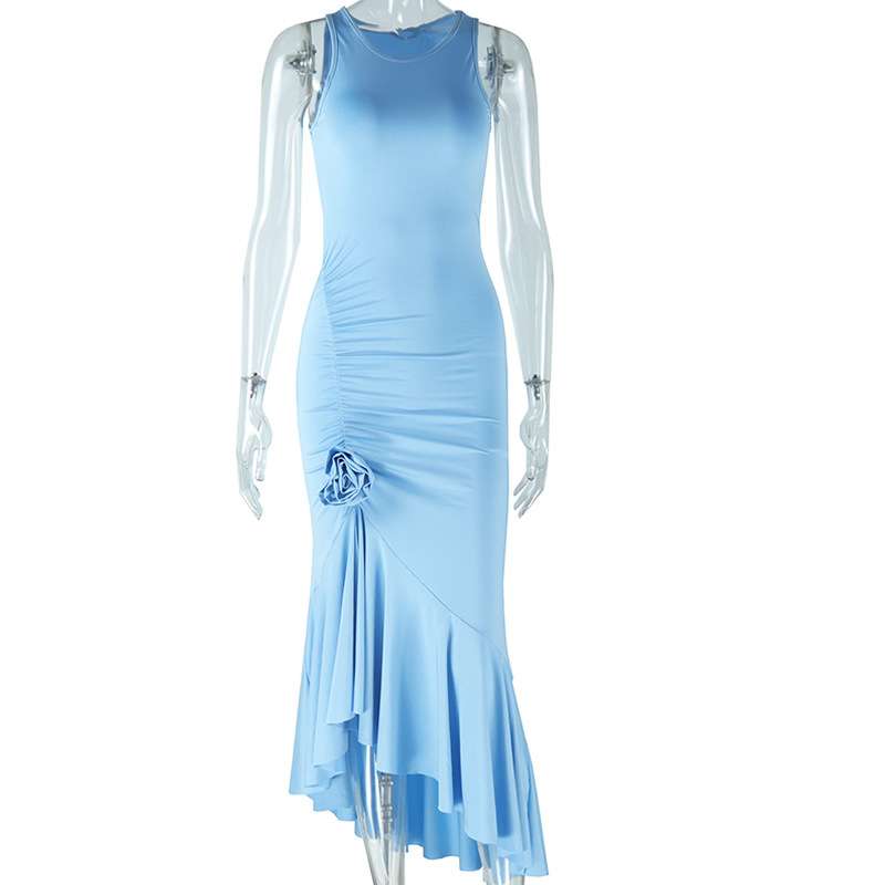 Azure Elegance Midi Dress image 1