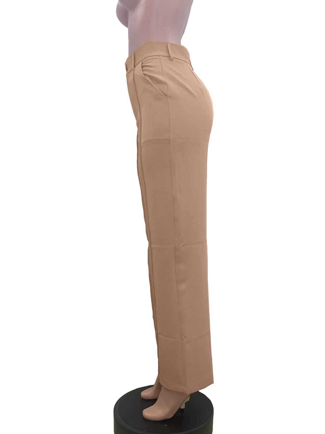 Relaxed Beige Trousers image 4