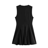 Elegant Sleeveless A-Line Dress image 3