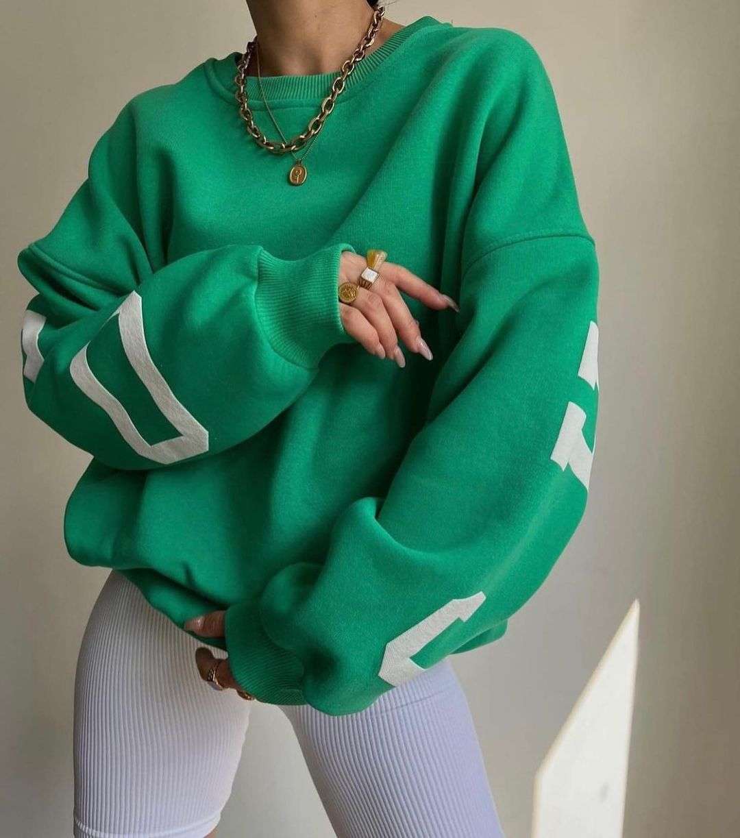 Chicago City Sweatshirt - M, Green image