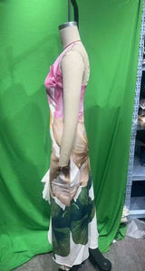 Artistic Floral-Print One-Shoulder Maxi Dress image 5