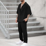 Mens Relaxed Fit Two-Piece Set image 4