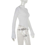 Textured Frill Mock Neck Top image 6