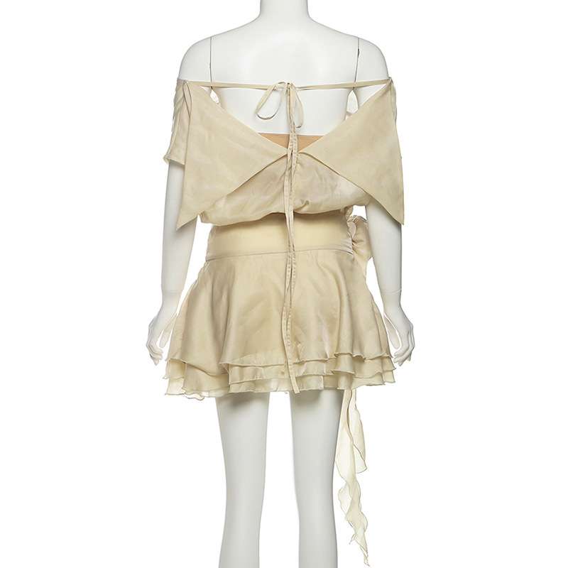 Off-Shoulder Ruffle Dress image 9