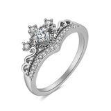 Crown-Shaped Engagement Ring image 6