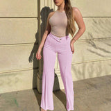 Straight Fit High-Rise Parallel Trousers image 5