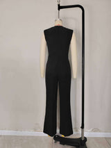 Elegant Sleeveless Wide-Leg Jumpsuit image 4