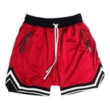 Hip Hop Basketball Shorts - M, Red image