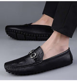 PU Loafers with Metal Buckle image 0