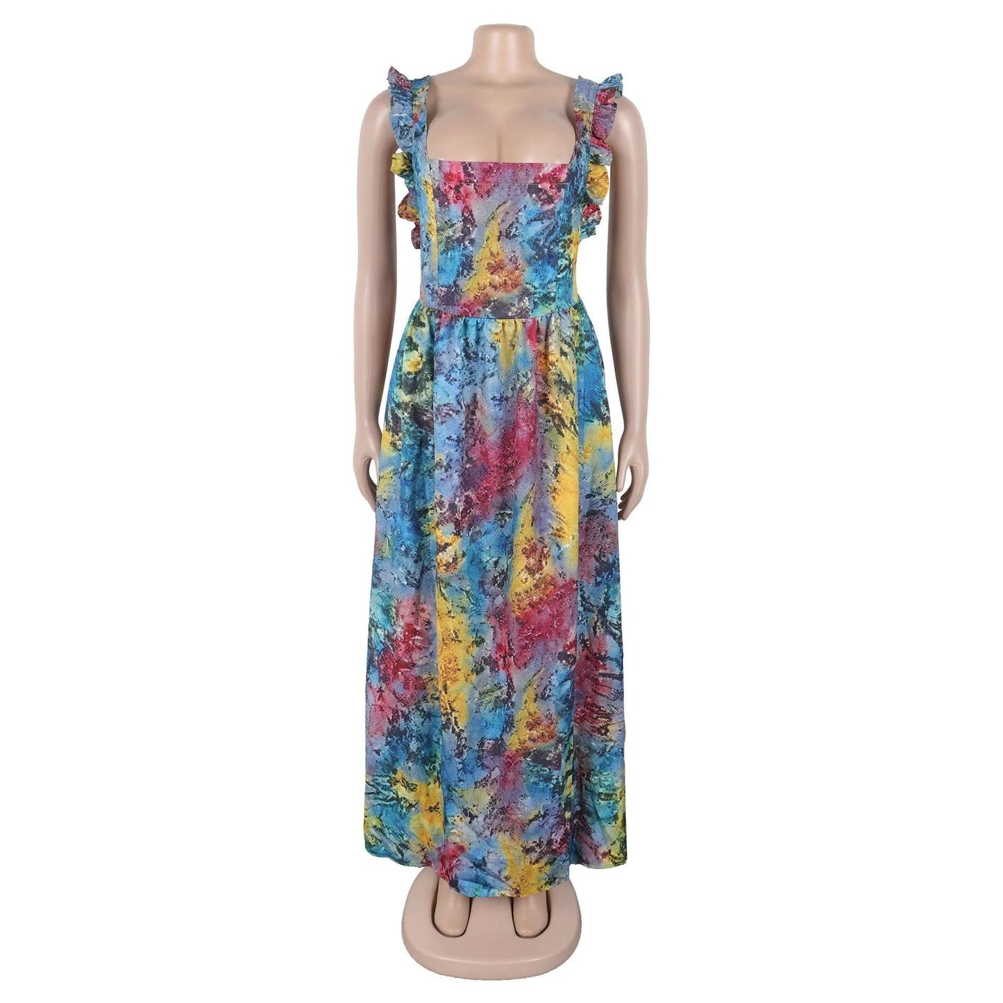 Multicolor Floral Maxi Dress image 4