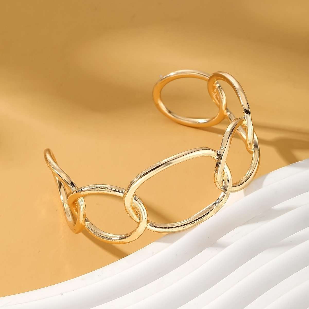 Gold-Toned Cuff Bracelet image 5