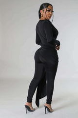 Deep V neck Jumpsuit image 9