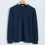 Henley Neck Cotton T-shirt image 7