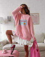 Casual Cartoon Women Sweatshirts image 2