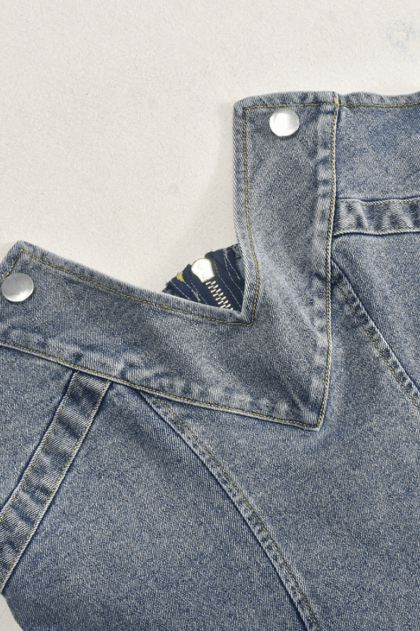 Denim Diva Flared Mini Dress image 8