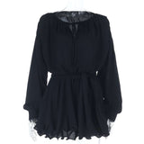 Tie-Waist Dress with Ruffled Hem image 3