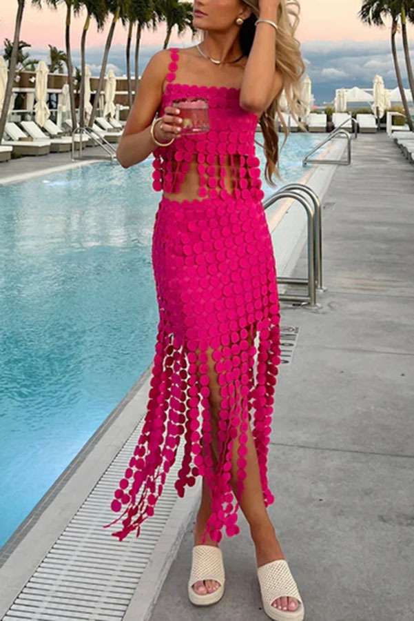 Vibrant Fringe Two-Piece Set image 5